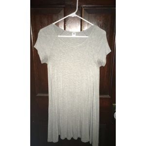 Grey T-Shirt dress